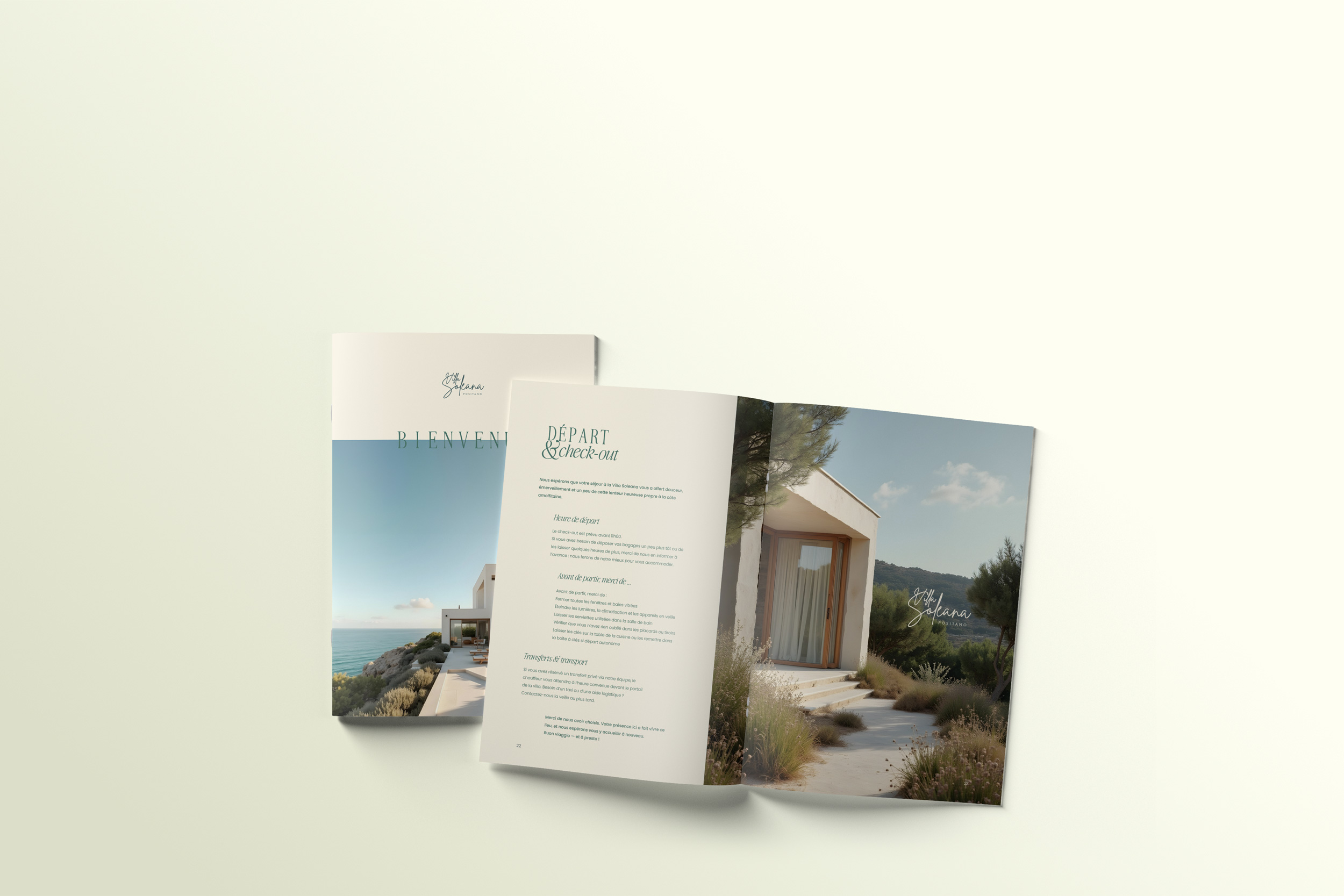 Livret d'Accueil et Guest Book pour Airbnb et Conciergeries de Luxe