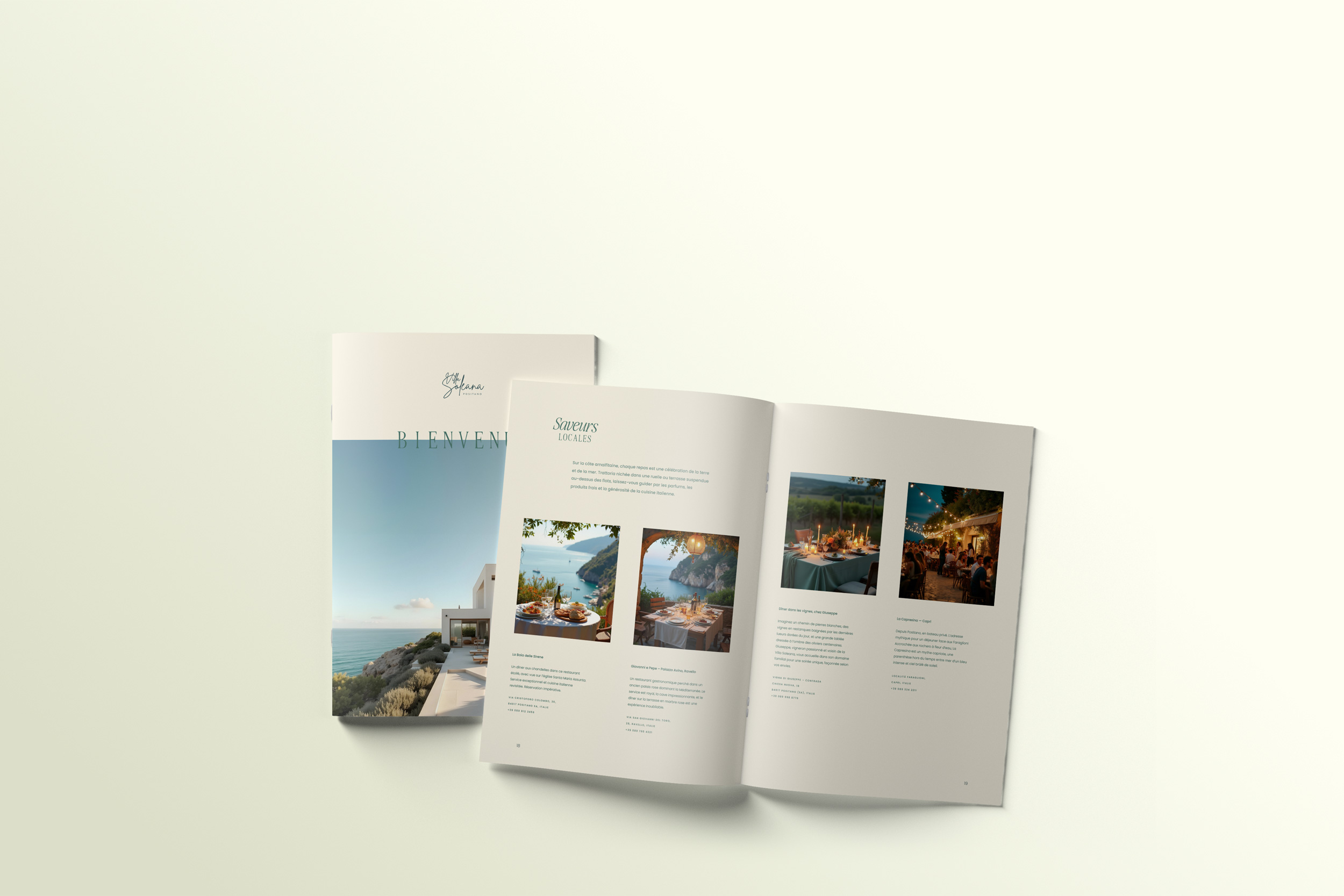 Livret d'Accueil et Guest Book pour Biens de Prestige